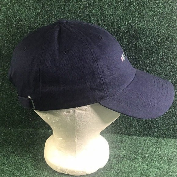 Peloton Blue Cotton Spellout Hat Run Cycling Baseball Adjustable Gym Workout - Picture 5 of 8